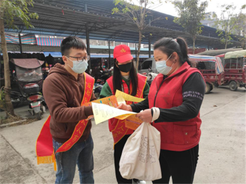 春节期间南宁市反邪教宣传气氛浓387